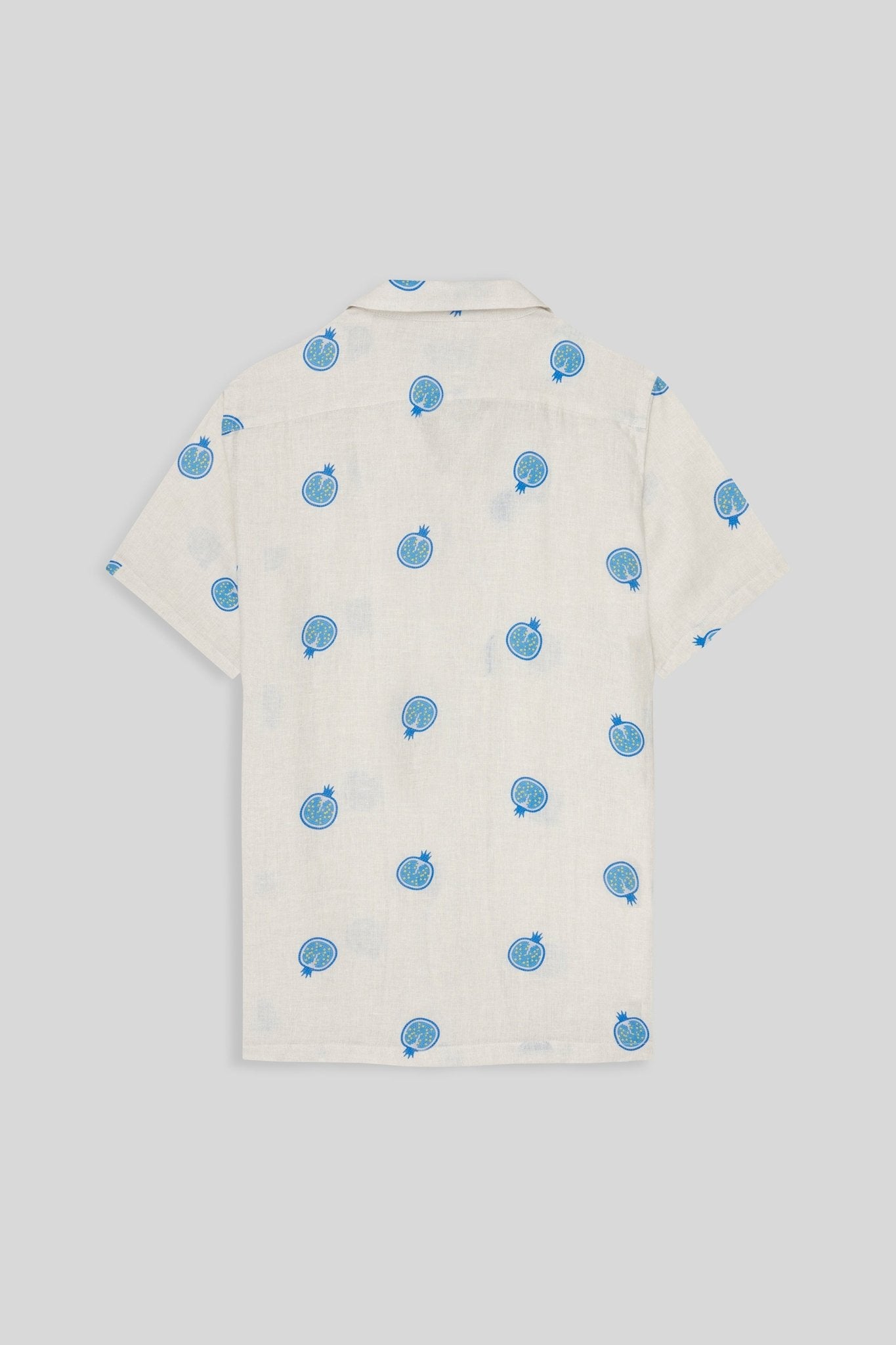 bastión linen shirt mc white - soloio
