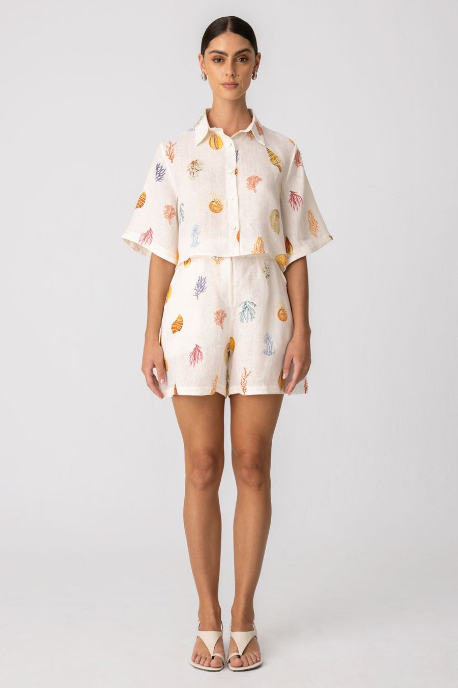 women’s linen shirt white zuyder1